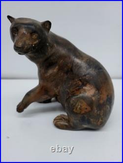 Statue Sculpture Ours Animalier Style Art Deco Style Art Nouveau Bronze massif S
