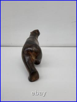 Statue Sculpture Ours Animalier Style Art Deco Style Art Nouveau Bronze massif S
