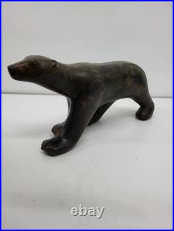 Statue Sculpture Ours Animalier Style Art Deco Style Art Nouveau Bronze massif S