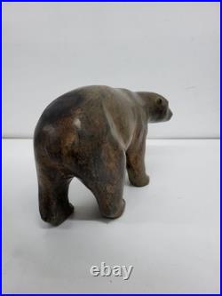 Statue Sculpture Ours Animalier Style Art Deco Style Art Nouveau Bronze massif S