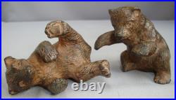 Statue Sculpture Ours Animalier Style Art Deco Style Art Nouveau Bronze massif S Statue Sculpture Ours Animalier Style Art Deco Style Art Nouveau Bronze massif S