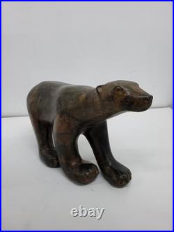 Statue Sculpture Ours Animalier Style Art Deco Style Art Nouveau Bronze massif S