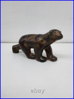 Statue Sculpture Ours Animalier Style Art Deco Style Art Nouveau Bronze massif S