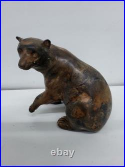Statue Sculpture Ours Animalier Style Art Deco Style Art Nouveau Bronze massif S