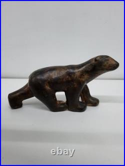 Statue Sculpture Ours Animalier Style Art Deco Style Art Nouveau Bronze massif S