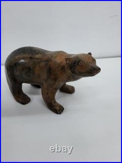 Statue Sculpture Ours Animalier Style Art Deco Style Art Nouveau Bronze massif S