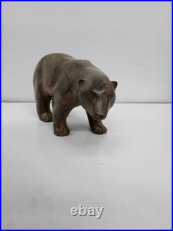 Statue Sculpture Ours Animalier Style Art Deco Style Art Nouveau Bronze massif S