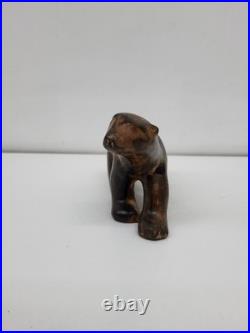 Statue Sculpture Ours Animalier Style Art Deco Style Art Nouveau Bronze massif S