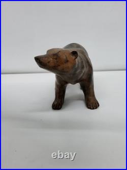 Statue Sculpture Ours Animalier Style Art Deco Style Art Nouveau Bronze massif S