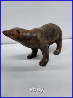 Statue Sculpture Ours Animalier Style Art Deco Style Art Nouveau Bronze massif S