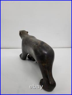 Statue Sculpture Ours Animalier Style Art Deco Style Art Nouveau Bronze massif S