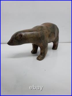 Statue Sculpture Ours Animalier Style Art Deco Style Art Nouveau Bronze massif S