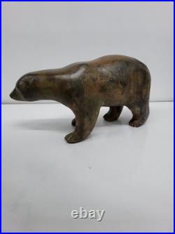Statue Sculpture Ours Animalier Style Art Deco Style Art Nouveau Bronze massif S
