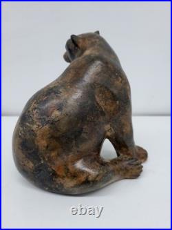 Statue Sculpture Ours Animalier Style Art Deco Style Art Nouveau Bronze massif S