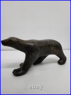 Statue Sculpture Ours Animalier Style Art Deco Style Art Nouveau Bronze massif S