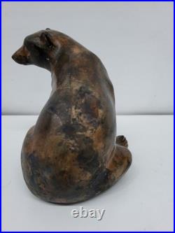 Statue Sculpture Ours Animalier Style Art Deco Style Art Nouveau Bronze massif S