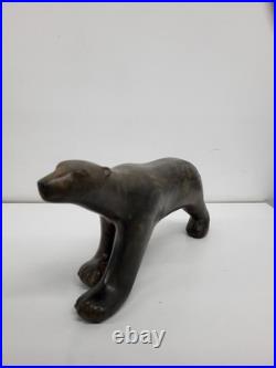 Statue Sculpture Ours Animalier Style Art Deco Style Art Nouveau Bronze massif S