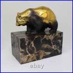 Statue Sculpture Panda Animalier Style Art Deco Style Art Nouveau Bronze massif