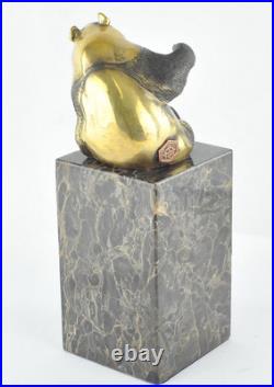 Statue Sculpture Panda Animalier Style Art Deco Style Art Nouveau Bronze massif Statue Sculpture Panda Animalier Style Art Deco Style Art Nouveau Bronze massif