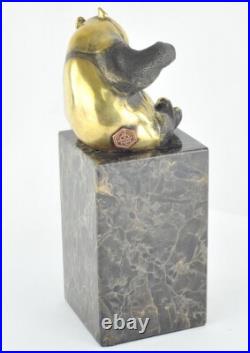 Statue Sculpture Panda Animalier Style Art Deco Style Art Nouveau Bronze massif Statue Sculpture Panda Animalier Style Art Deco Style Art Nouveau Bronze massif