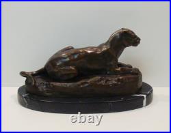 Statue Sculpture Panthere de Tunis Animalier Style Art Deco Style Art Nouveau Br Statue Sculpture Panthere de Tunis Animalier Style Art Deco Style Art Nouveau Br
