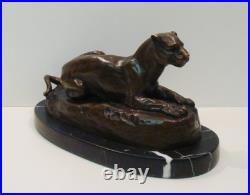 Statue Sculpture Panthere de Tunis Animalier Style Art Deco Style Art Nouveau Br Statue Sculpture Panthere de Tunis Animalier Style Art Deco Style Art Nouveau Br