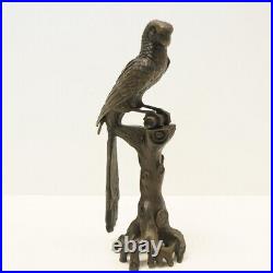 Statue Sculpture Perroquet Oiseau Animalier Style Art Deco Style Art Nouveau Bro