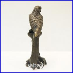 Statue Sculpture Perroquet Oiseau Animalier Style Art Deco Style Art Nouveau Bro Statue Sculpture Perroquet Oiseau Animalier Style Art Deco Style Art Nouveau Bro