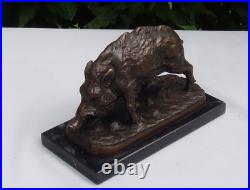 Statue Sculpture Sanglier Animalier Chasse Style Art Deco Style Art Nouveau Bron Statue Sculpture Sanglier Animalier Chasse Style Art Deco Style Art Nouveau Bron