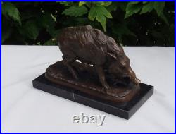 Statue Sculpture Sanglier Animalier Chasse Style Art Deco Style Art Nouveau Bron Statue Sculpture Sanglier Animalier Chasse Style Art Deco Style Art Nouveau Bron