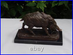 Statue Sculpture Sanglier Animalier Chasse Style Art Deco Style Art Nouveau Bron Statue Sculpture Sanglier Animalier Chasse Style Art Deco Style Art Nouveau Bron