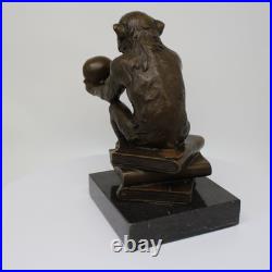 Statue Sculpture Singe Animalier Style Art Deco Style Art Nouveau Bronze massif Statue Sculpture Singe Animalier Style Art Deco Style Art Nouveau Bronze massif