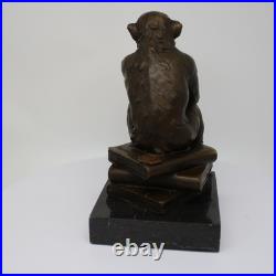 Statue Sculpture Singe Animalier Style Art Deco Style Art Nouveau Bronze massif Statue Sculpture Singe Animalier Style Art Deco Style Art Nouveau Bronze massif