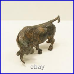 Statue Sculpture Taureau Animalier Corrida Tauromachie Style Art Deco Style Art