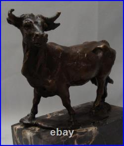 Statue Sculpture Taureau Animalier Style Art Deco Style Art Nouveau Bronze massi Statue Sculpture Taureau Animalier Style Art Deco Style Art Nouveau Bronze massi