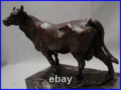 Statue Sculpture Taureau Animalier Style Art Deco Style Art Nouveau Bronze massi Statue Sculpture Taureau Animalier Style Art Deco Style Art Nouveau Bronze massi