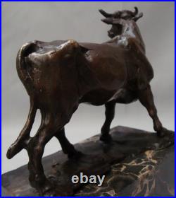 Statue Sculpture Taureau Animalier Style Art Deco Style Art Nouveau Bronze massi Statue Sculpture Taureau Animalier Style Art Deco Style Art Nouveau Bronze massi