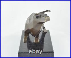 Statue Sculpture Taureau Animalier Style Art Deco Style Art Nouveau Bronze massi