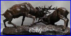 Statue en bronze Cerf Animalier Chasse Style Art Deco Style Art Nouveau Bronze S