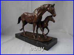 Statue en bronze Cheval Poulain Animalier Style Art Deco Style Art Nouveau Bronz