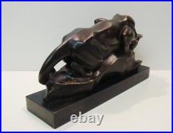 Statue en bronze Cougar Animalier Style Art Deco Style Art Nouveau Bronze Signe