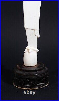Statuette 1930 de voyage Vierge Marie Christianisme dévotion Art déco Asiatique