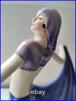 Statuette céramique art déco collection GOLDSCHEIDER par Josef LORENZL année 20