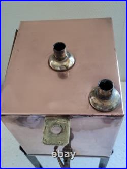 Stérilisateur-étuve ancien-laboratoire/pharmacie-cuivre rouge/Art Déco/1920