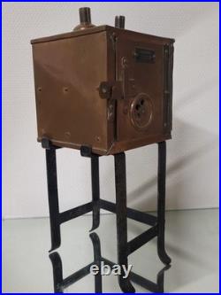 Stérilisateur-étuve ancien pharmacie, laboratoir cuivre rouge /Art Déco 1920