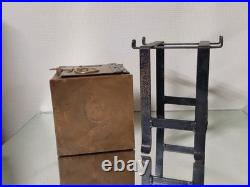 Stérilisateur-étuve ancien pharmacie, laboratoir cuivre rouge /Art Déco 1920