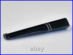 Superbe ancien FUME CIGARETTE ART DECO en BAKELITE et ARGENT poinçon ORFEVRE E. S