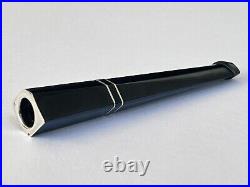 Superbe ancien FUME CIGARETTE ART DECO en BAKELITE et ARGENT poinçon ORFEVRE E. S