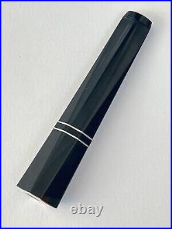 Superbe ancien FUME CIGARETTE ART DECO en BAKELITE et ARGENT poinçon ORFEVRE E. S