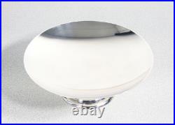 Surélevé Emile Puiforcat France Métal Argenté Silverplate Art Déco Assiette